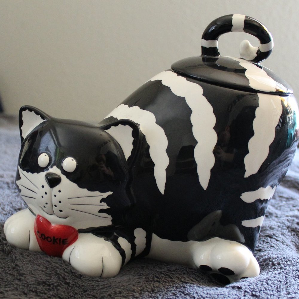cat cookie jar